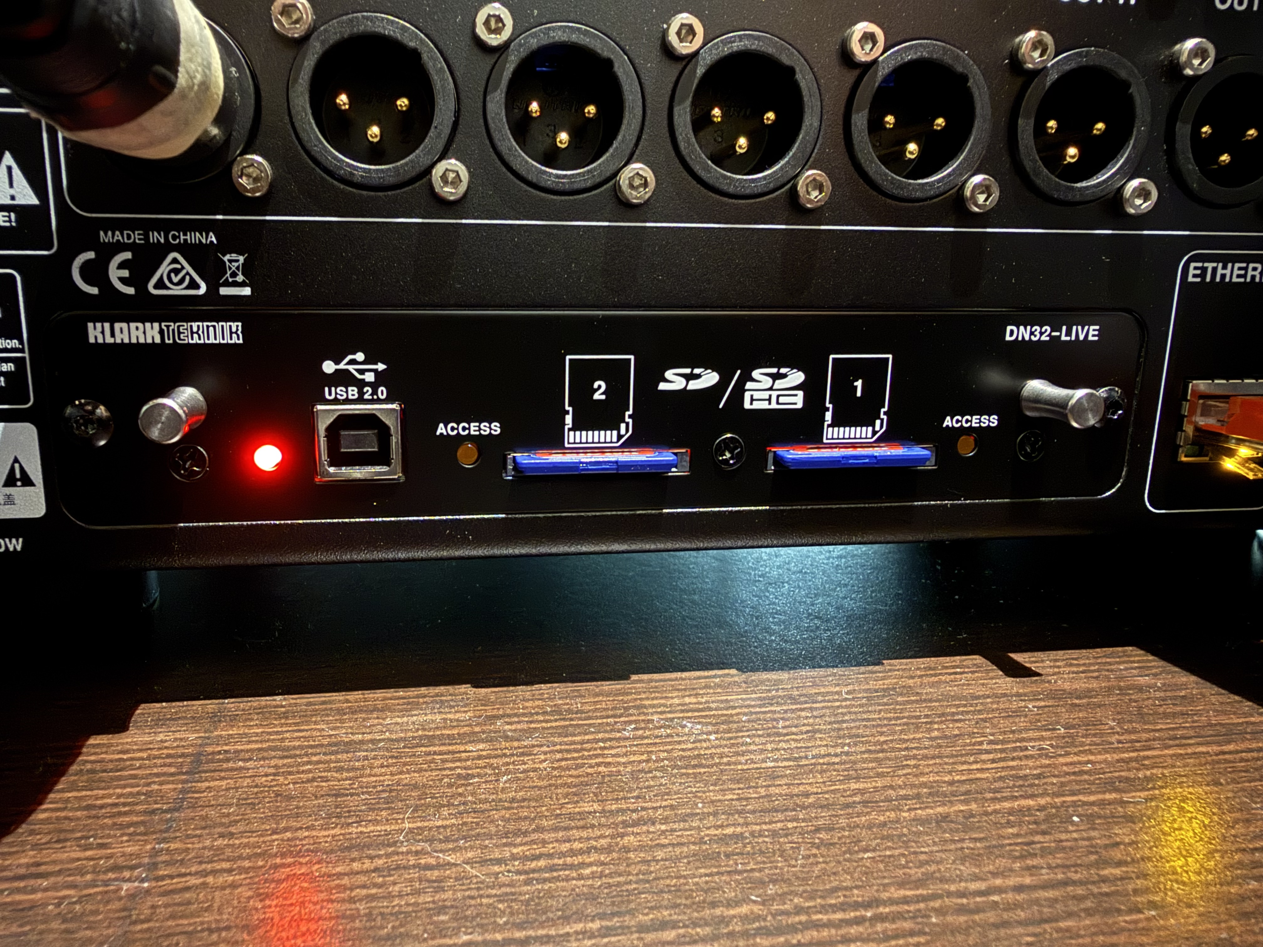 DN32-LIVE dual SD recorder card