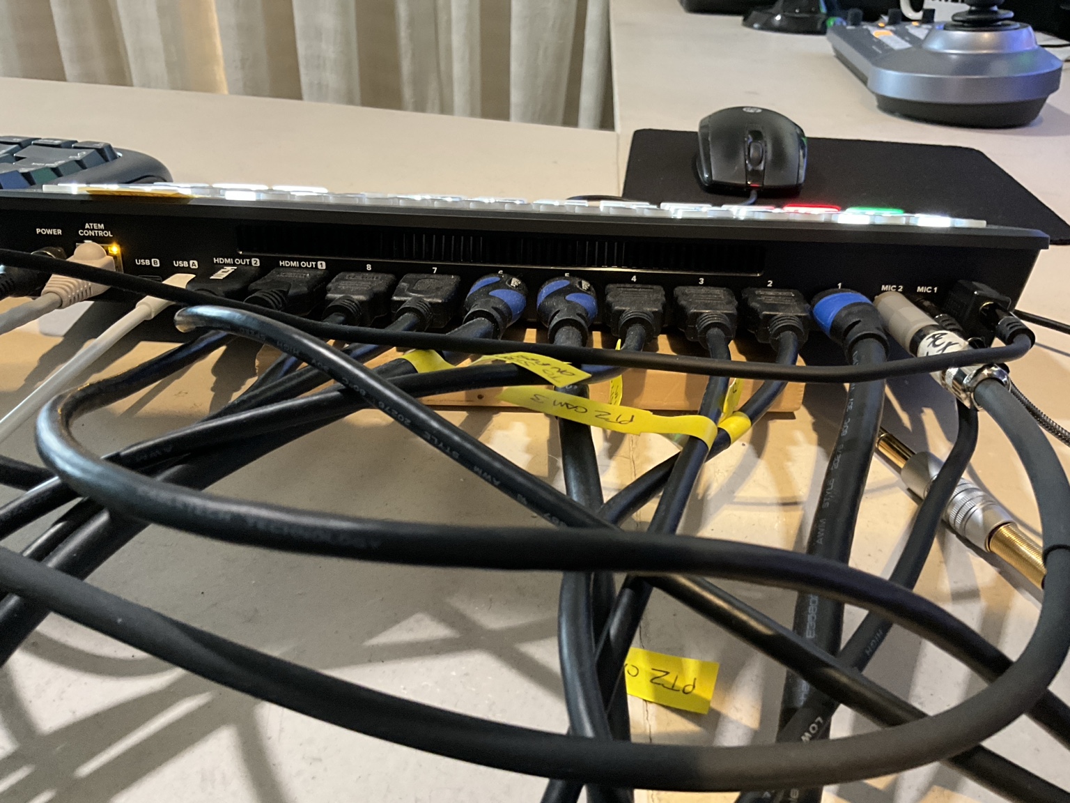 ATEM rear connections